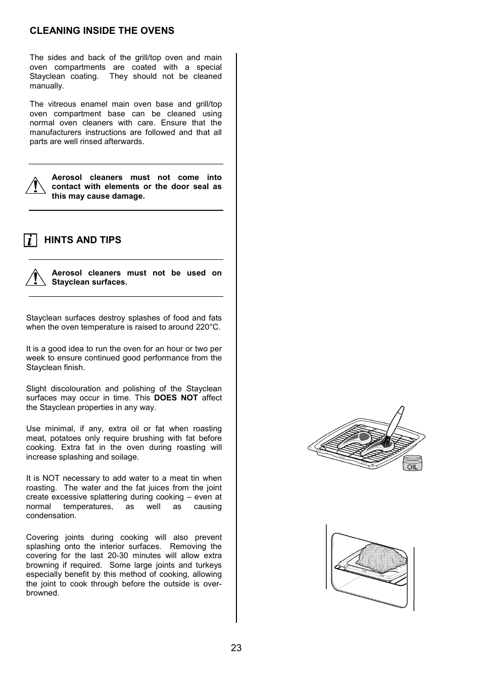 Zanussi ZOU 330 User Manual | Page 23 / 36