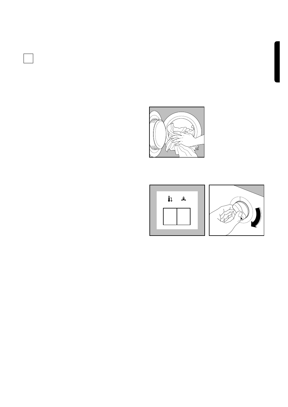 Drying sequence, Load the laundry, Select the required option | Select the drying time, When drying is completed | Zanussi TDS 372T User Manual | Page 11 / 15