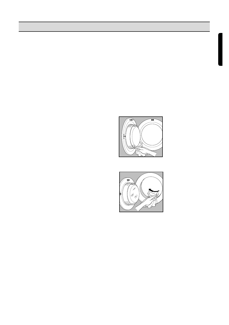 Maintenance, External cleaning, Cleaning the door | Cleaning the filter | Zanussi TDS 372T User Manual | Page 13 / 15