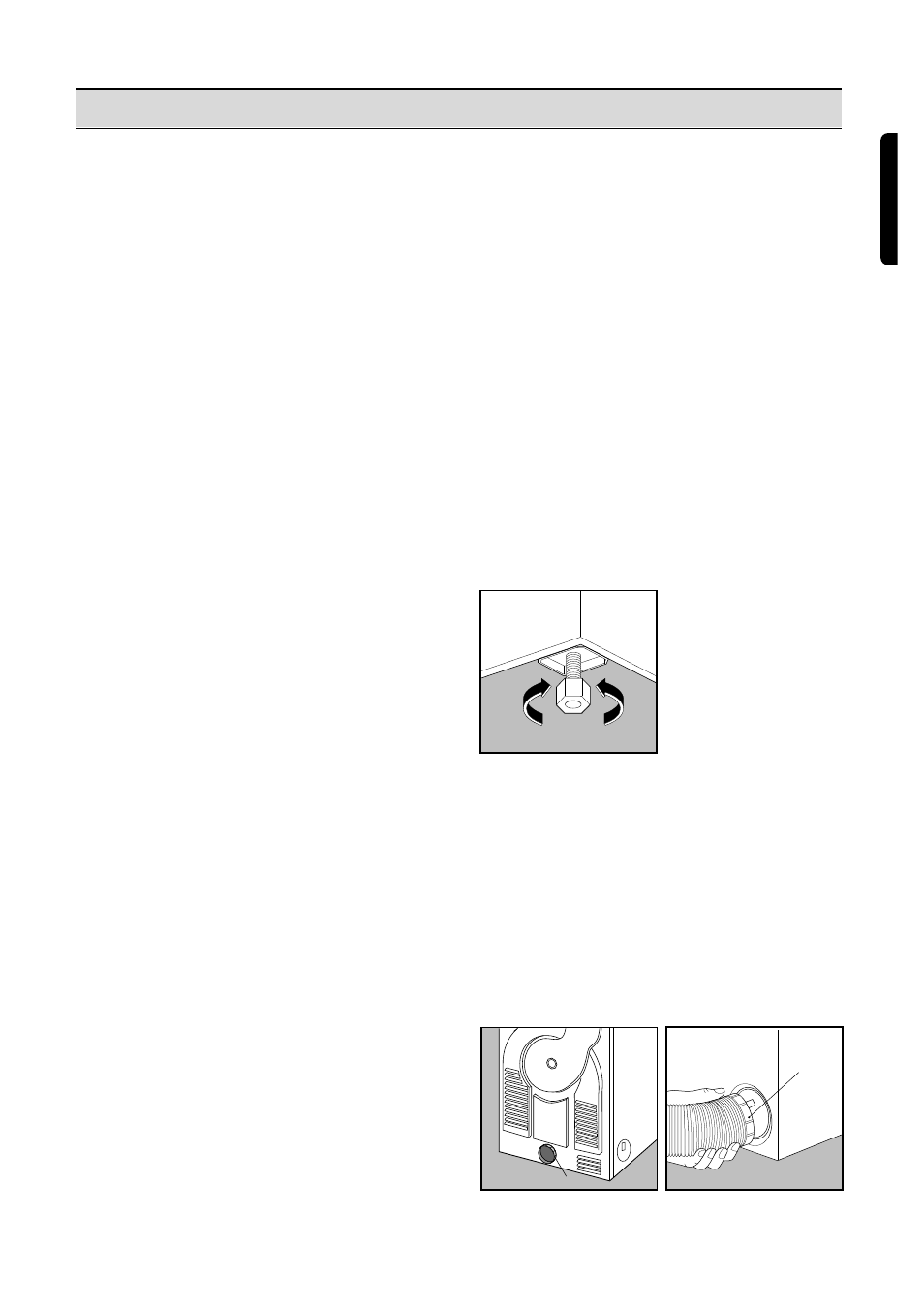 Installation, Positioning, Fitting the vent hose | Zanussi TDS 372T User Manual | Page 5 / 15
