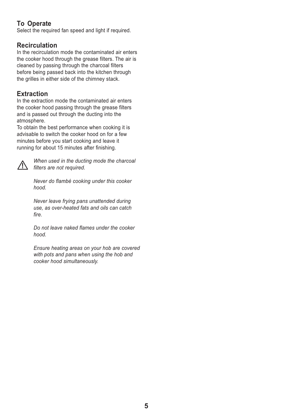 Zanussi ZHC 913 User Manual | Page 5 / 20