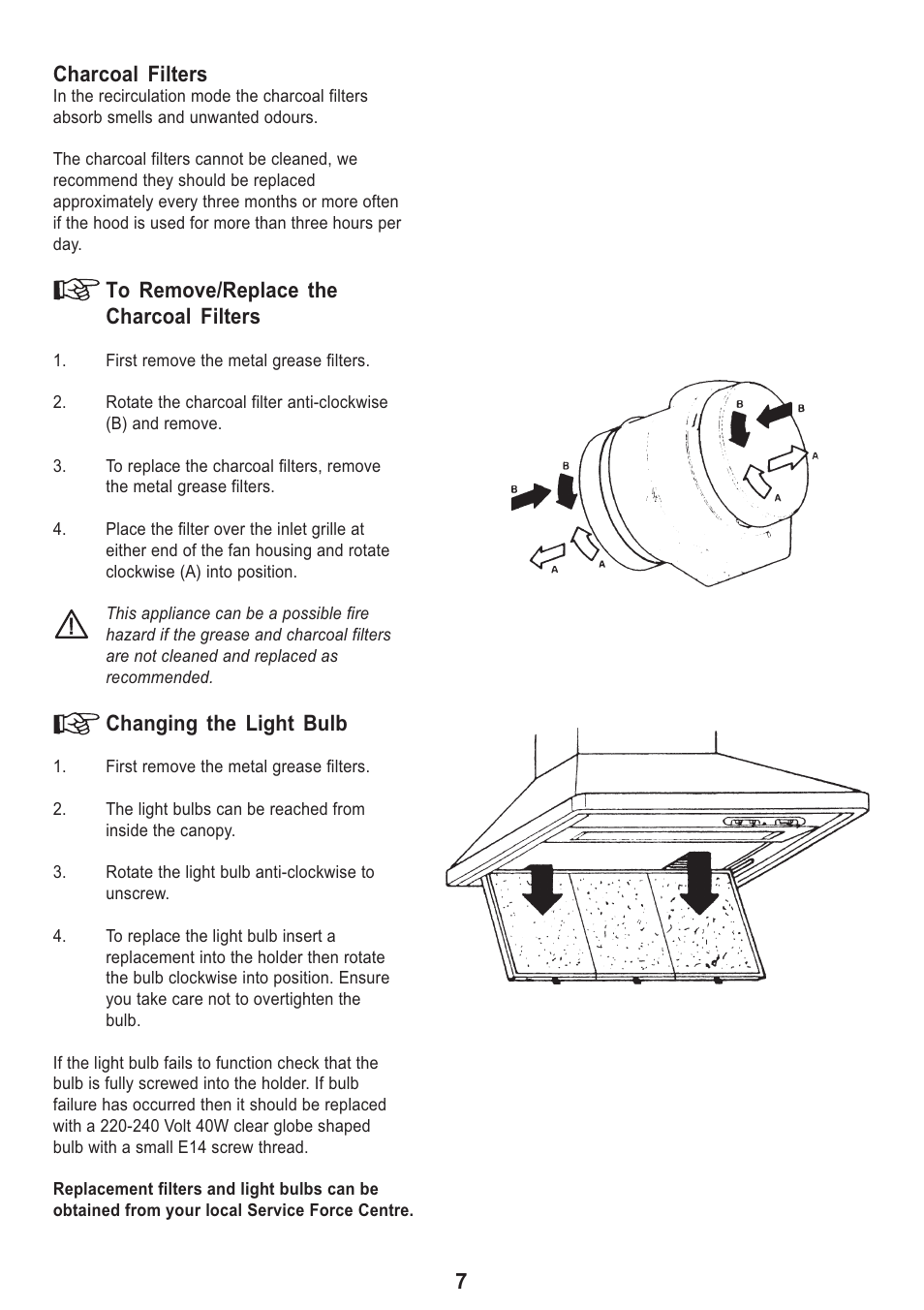 Zanussi ZHC 913 User Manual | Page 7 / 20