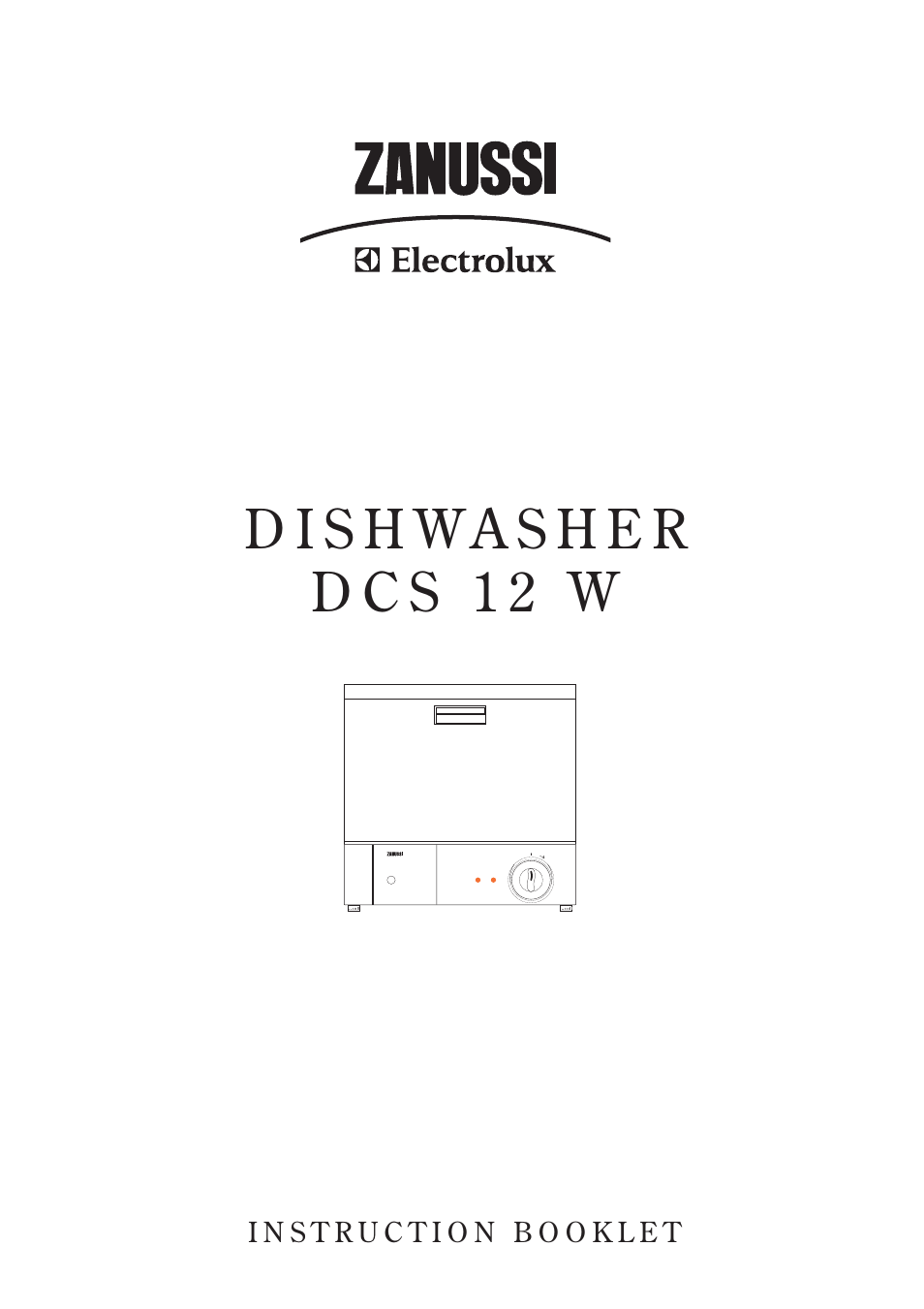 Zanussi DCS 12 W User Manual | 16 pages