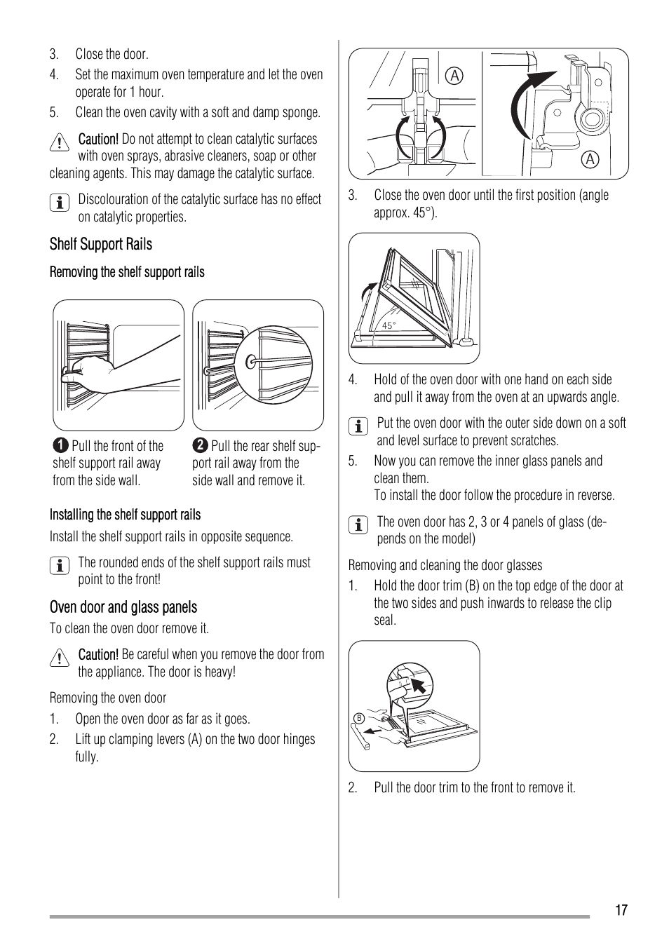 Zanussi ZOD580 User Manual | Page 17 / 24