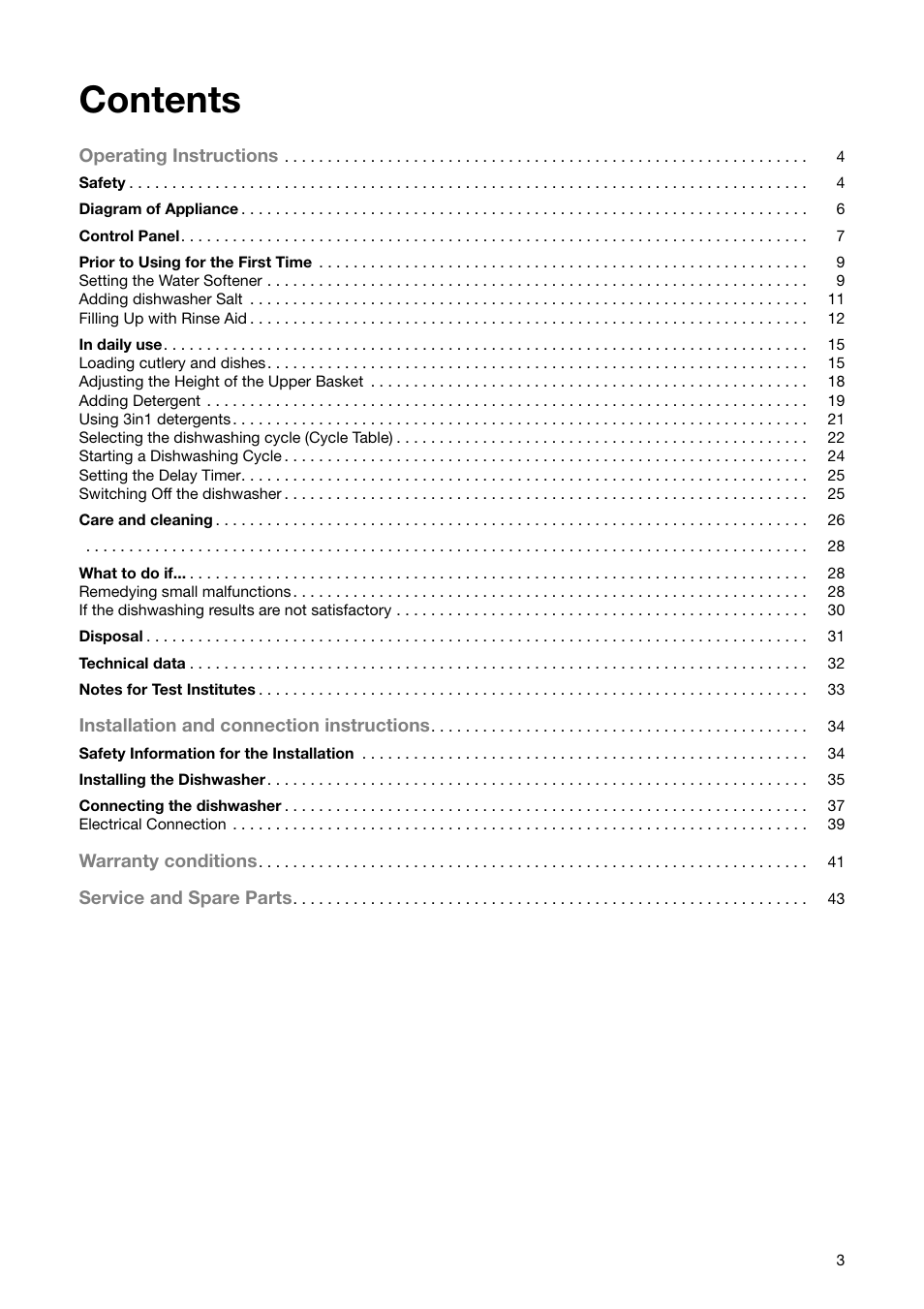 Zanussi ZSF 6171 User Manual | Page 3 / 44