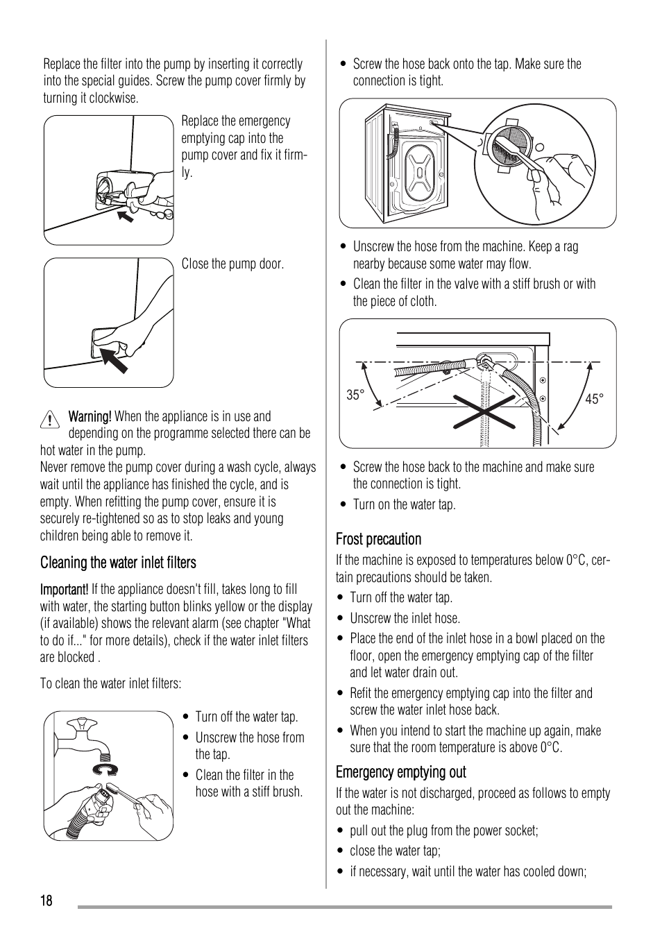 Zanussi ZKH 2145 User Manual | Page 18 / 28