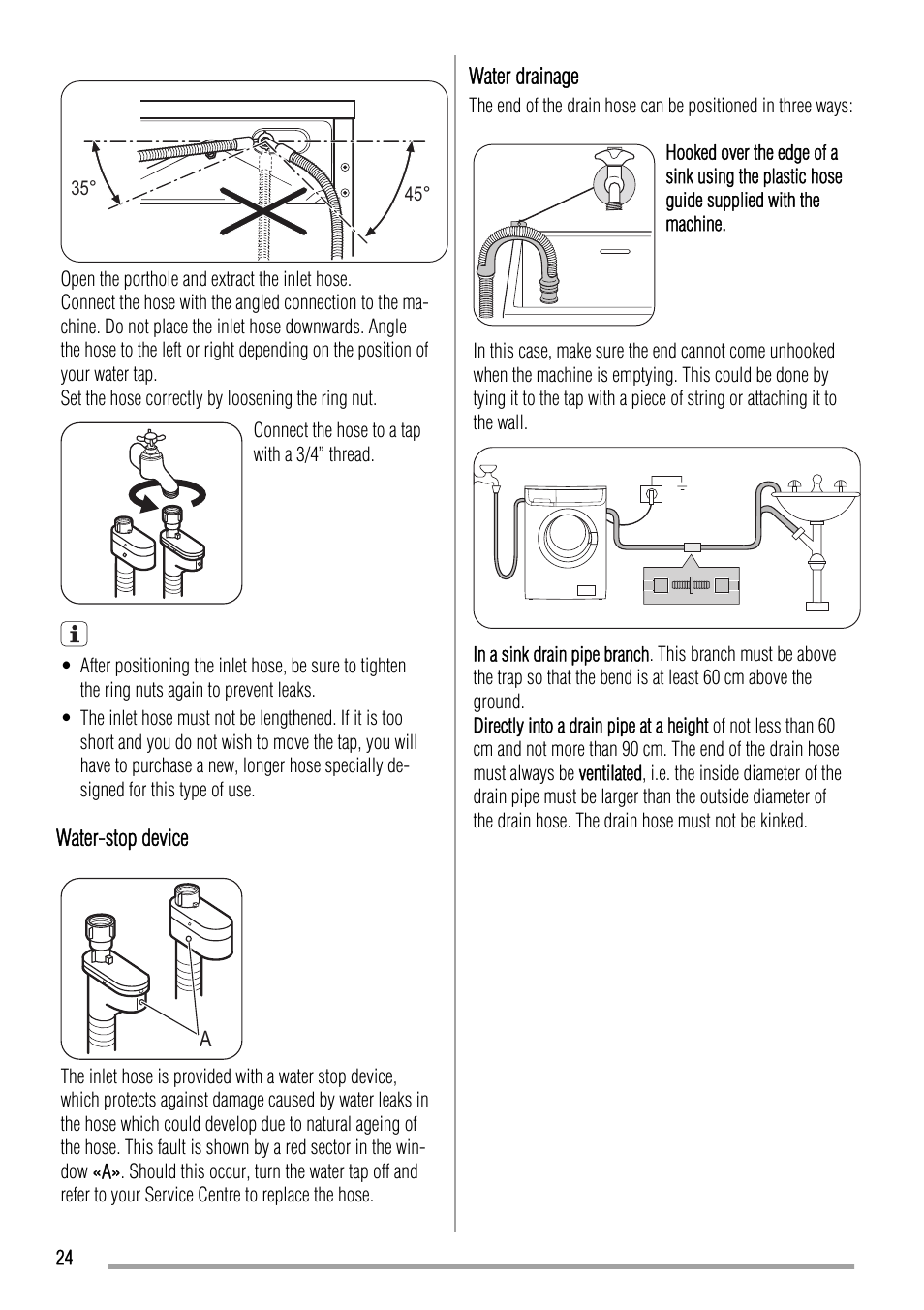 Zanussi ZKH 2145 User Manual | Page 24 / 28