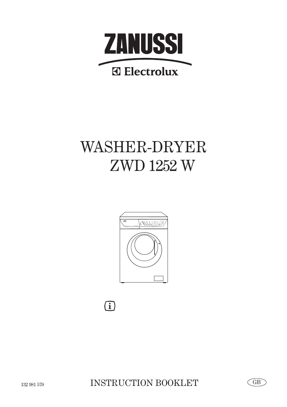 Zanussi ZWD 1252 W User Manual | 30 pages