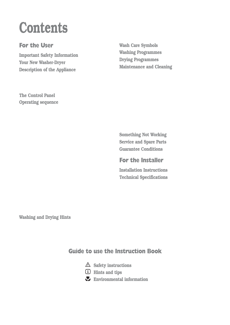 Zanussi ZWD 1252 W User Manual | Page 3 / 30