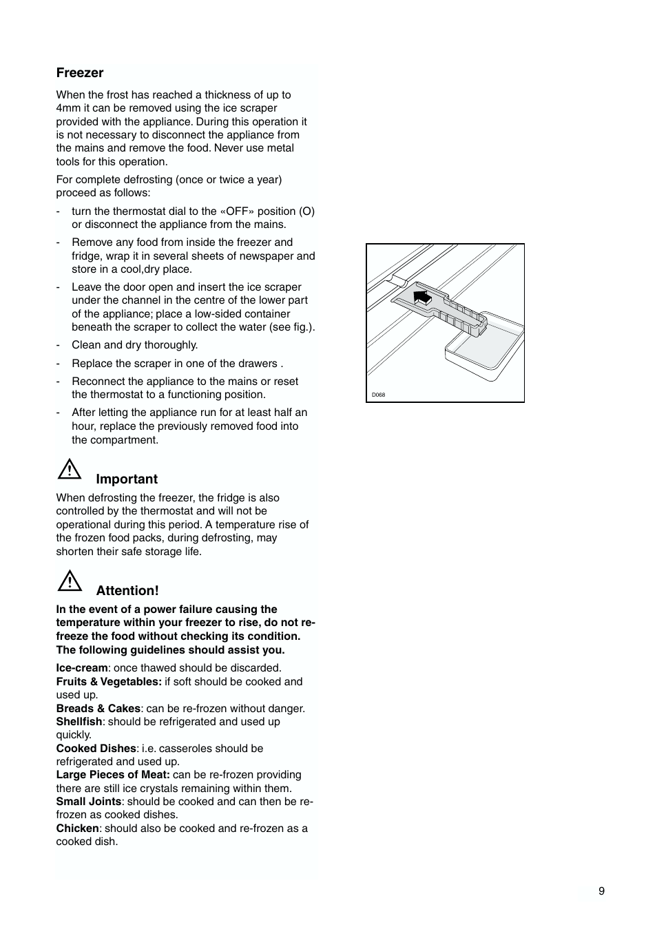 Zanussi 2223 265-44 User Manual | Page 9 / 20