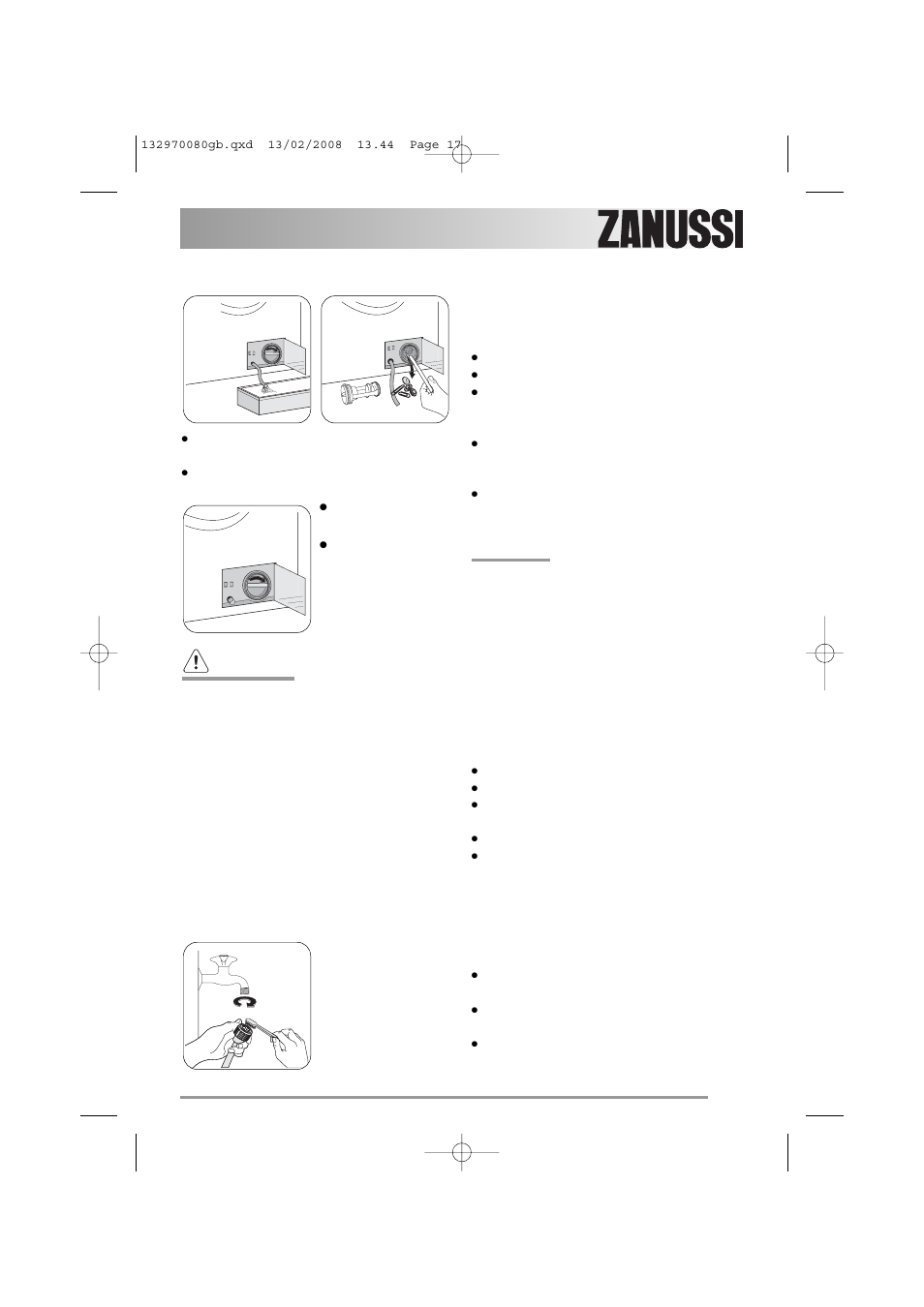 Zanussi ZWF 385 User Manual | Page 17 / 26