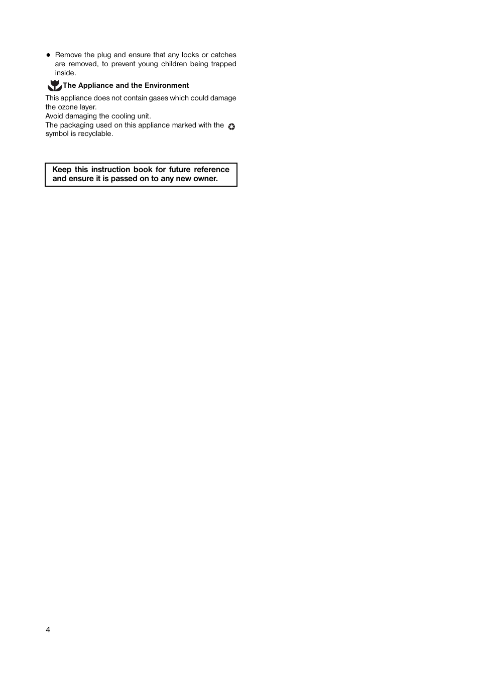 Zanussi ZRD 185W1 User Manual | Page 4 / 20