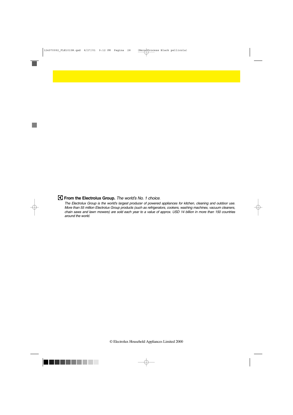 Zanussi FLE1015W User Manual | Page 28 / 28