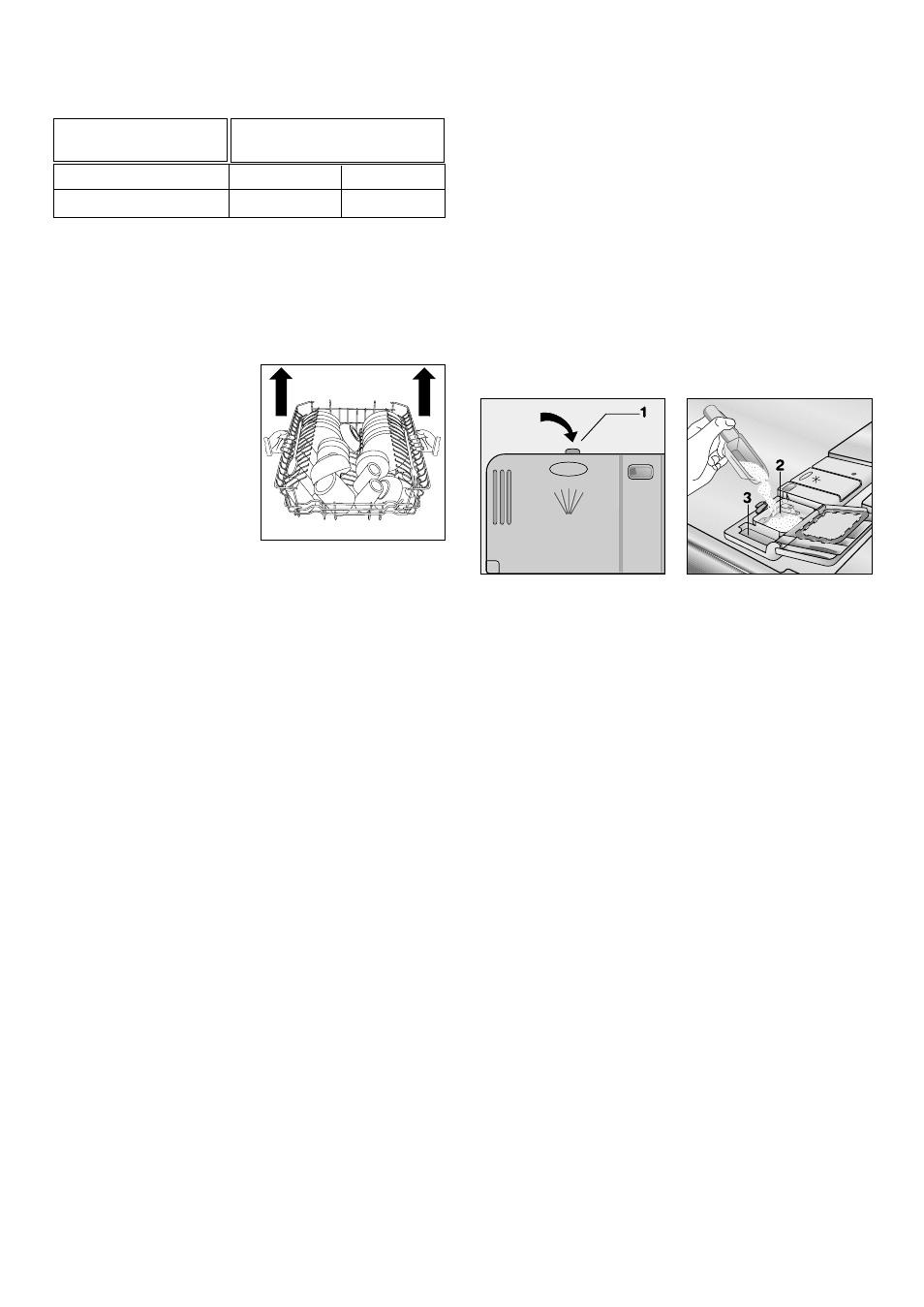 Adjusting the height of the upper basket, Use of detergent | Zanussi ZSF 6160 User Manual | Page 11 / 24