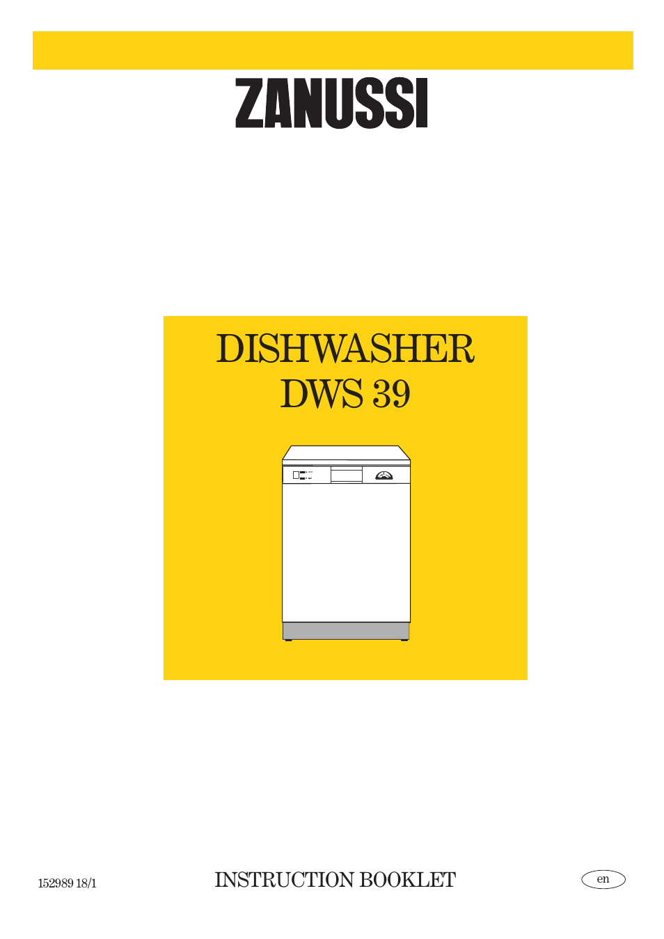 Zanussi DWS 39 User Manual | 24 pages