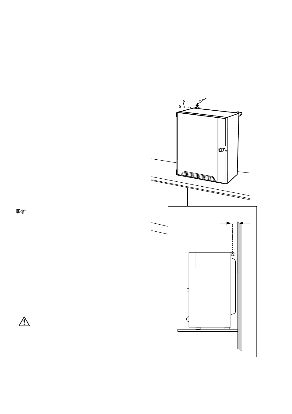 Installation, Positioning, Worktop installation | 40 mm | Zanussi TC 180 User Manual | Page 16 / 20