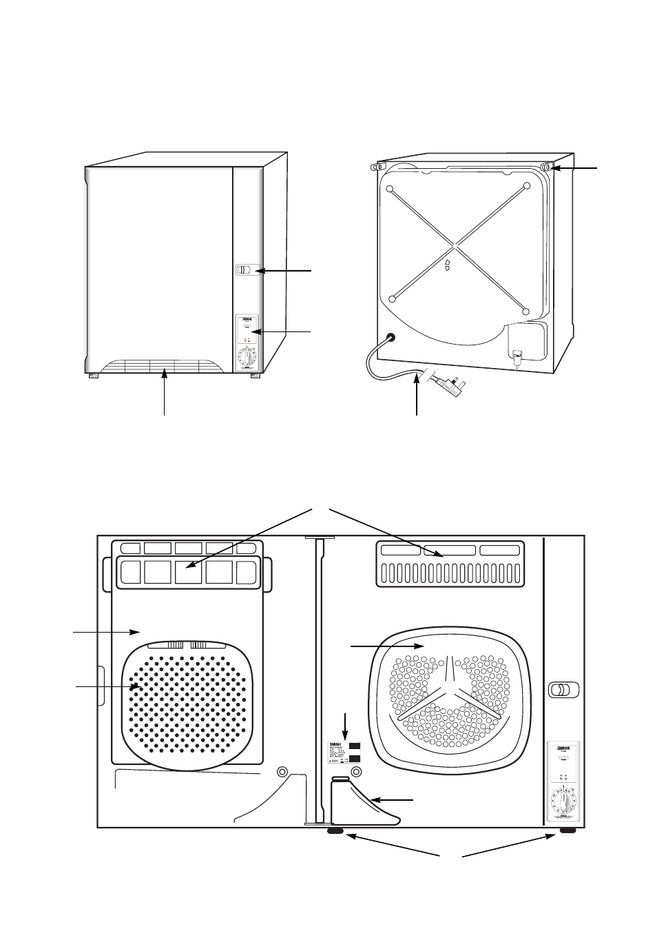 Description of the appliance | Zanussi TC 180 User Manual | Page 4 / 20
