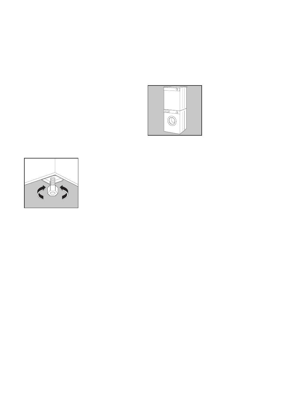 Positioning, Stacking kit, Door reversal | Zanussi TCS 584 EW User Manual | Page 14 / 16