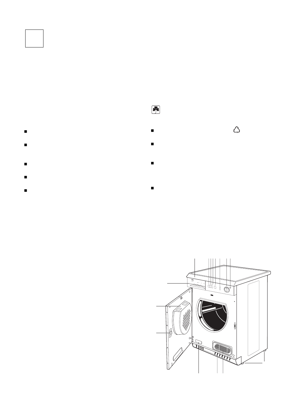 Description of the appliance, Your new tumble dryer, Energy saving tips | Zanussi TCS 584 EW User Manual | Page 4 / 16