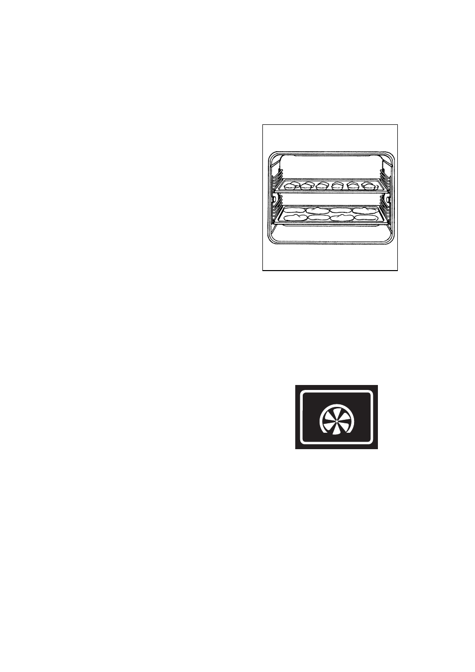 The fan oven, Main oven only) | Zanussi ZDM 891 User Manual | Page 15 / 31