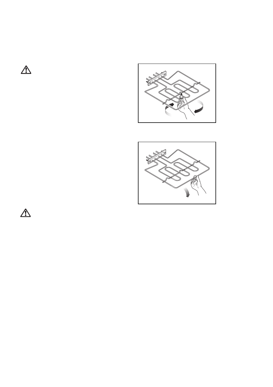 Cleaning the hinged grill | Zanussi ZDM 891 User Manual | Page 27 / 31