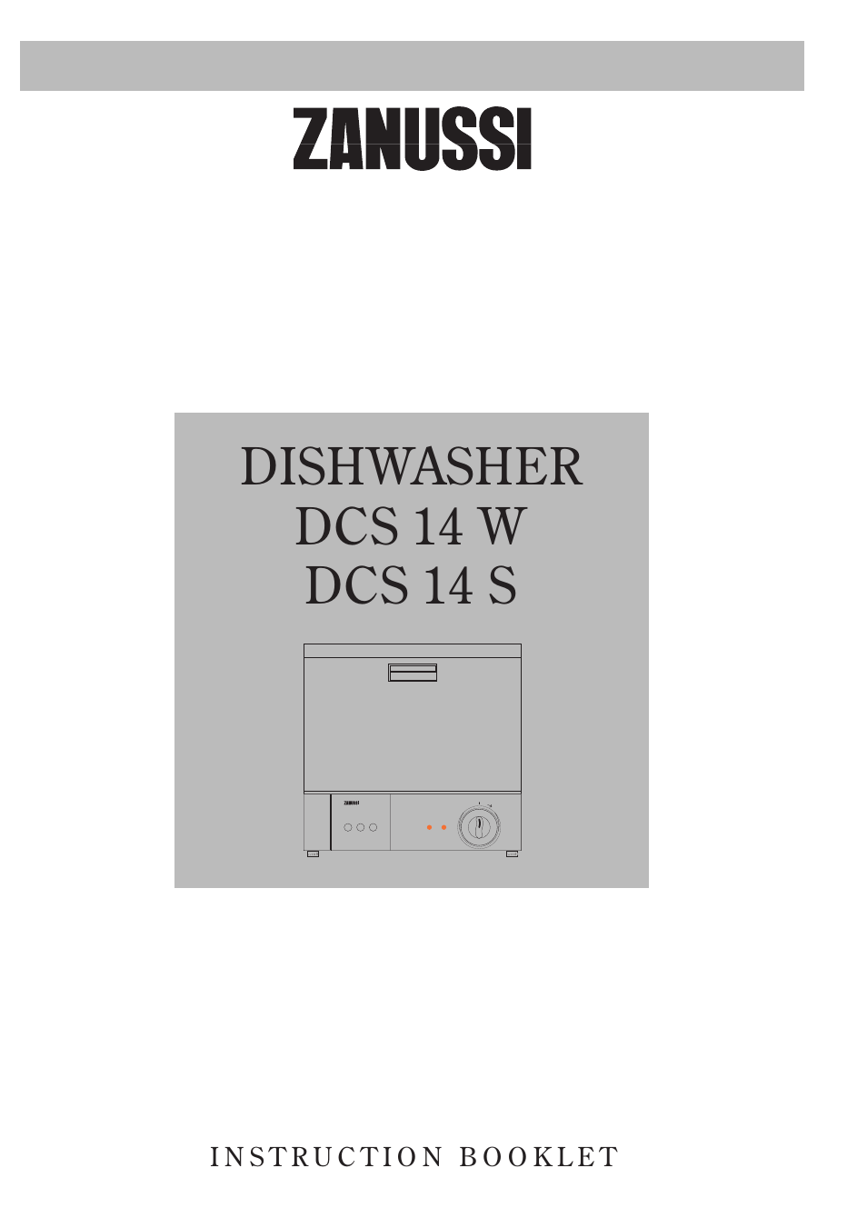 Zanussi DCS 14 W User Manual | 20 pages
