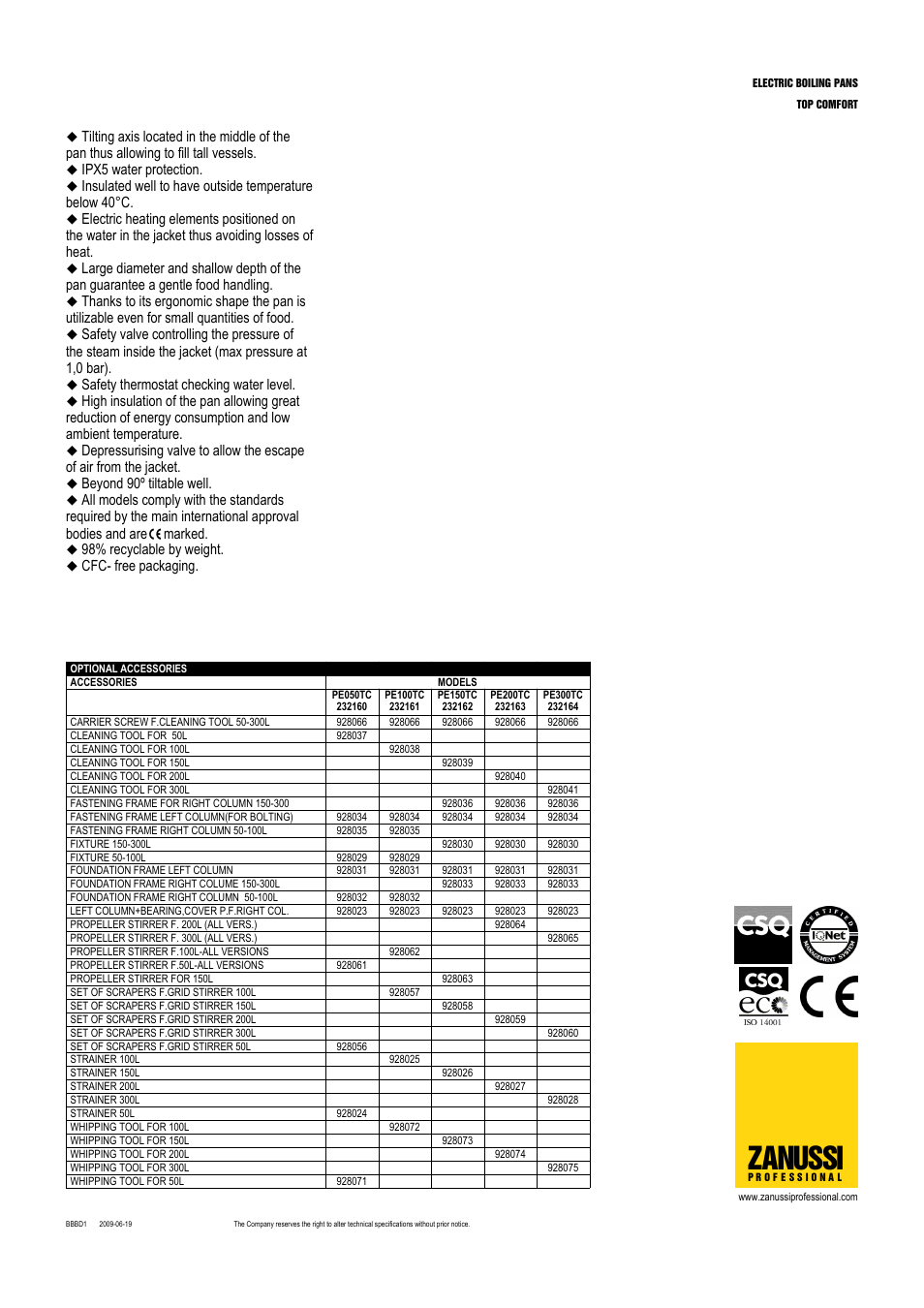 Zanussi | Zanussi HARD DISC SPE2015CC User Manual | Page 2 / 3