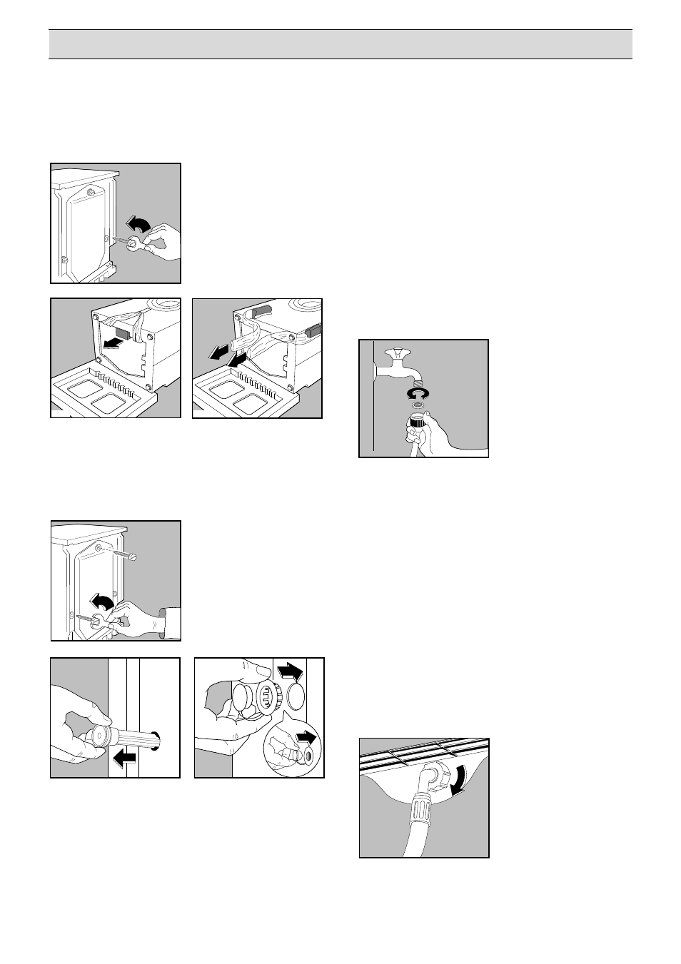 Installation, Unpacking, Positioning | Water inlet | Zanussi FL 1082 User Manual | Page 4 / 19