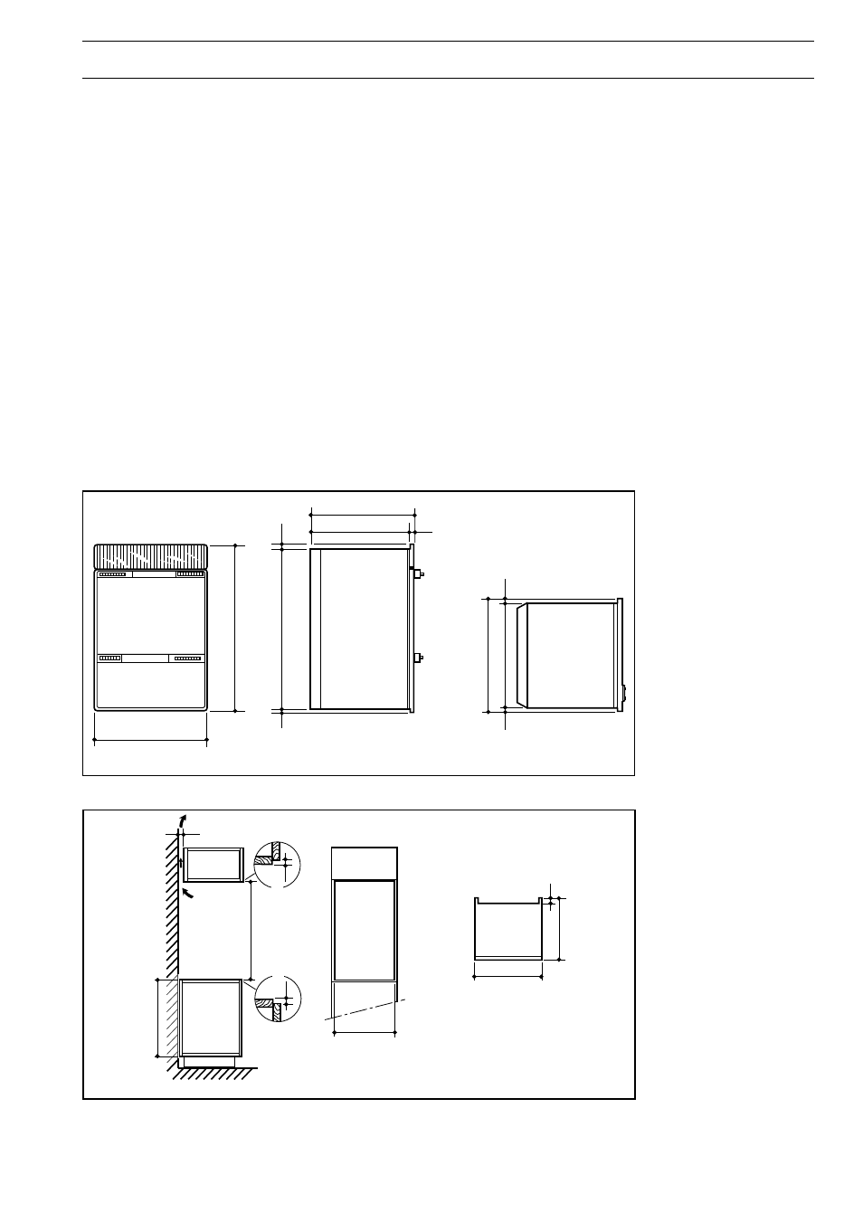 Installation, Building in | Zanussi ZDA 55 User Manual | Page 5 / 21