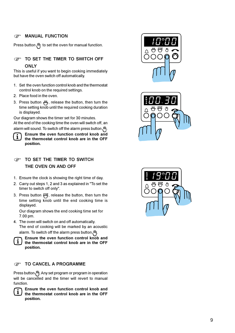 Zanussi ZCE 630 User Manual | Page 9 / 24