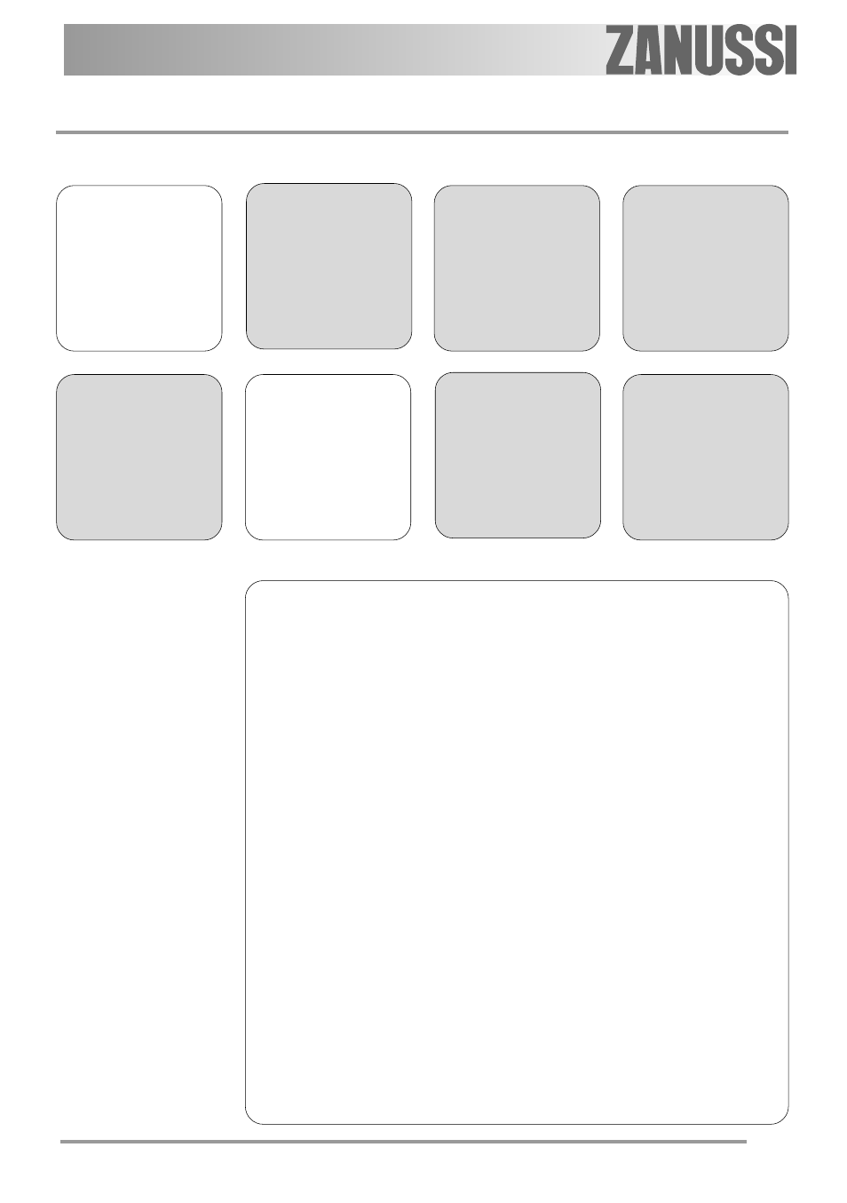 Zanussi ZOB 550 User Manual | 36 pages