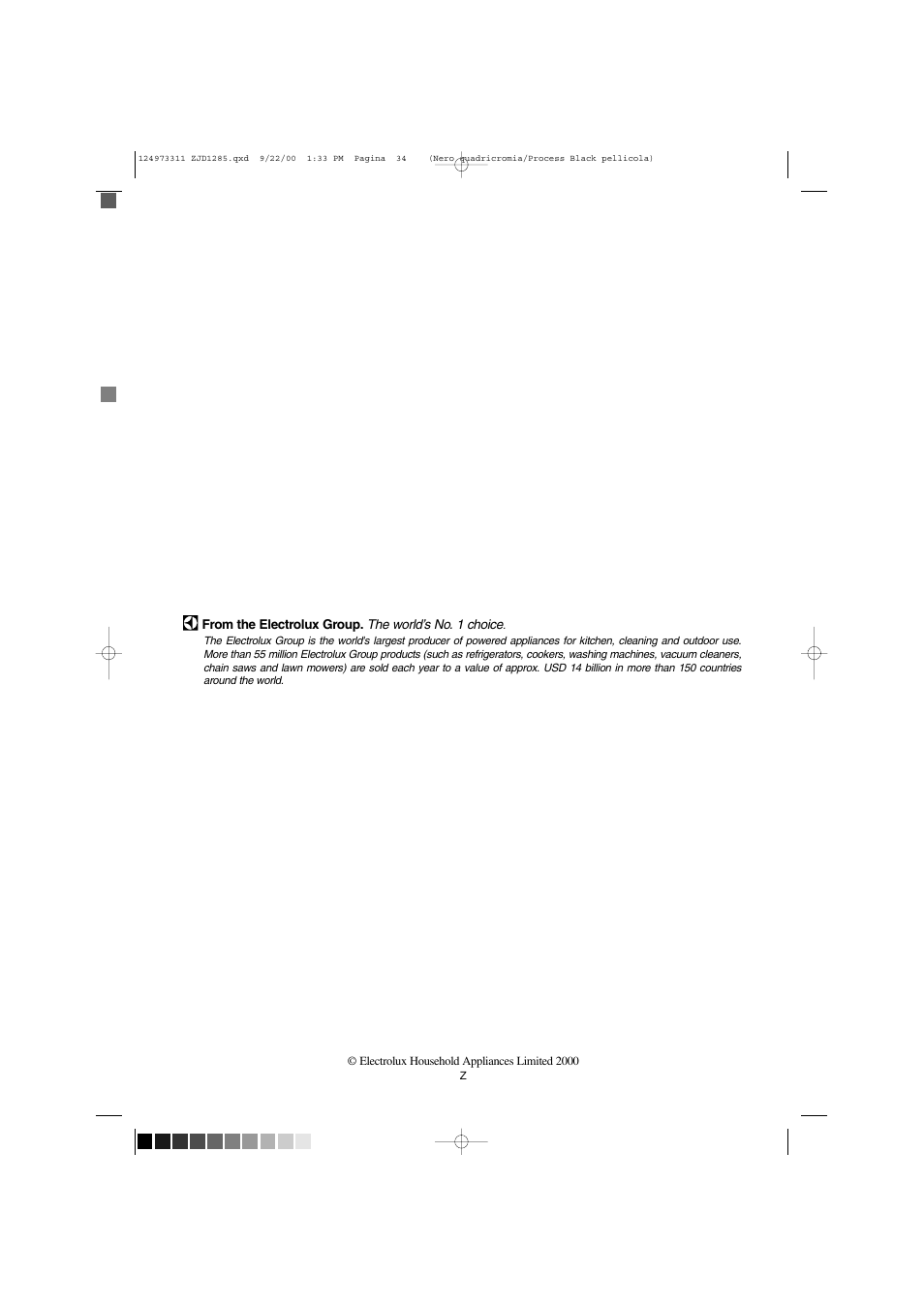 Zanussi ZJD 1285 User Manual | Page 33 / 33