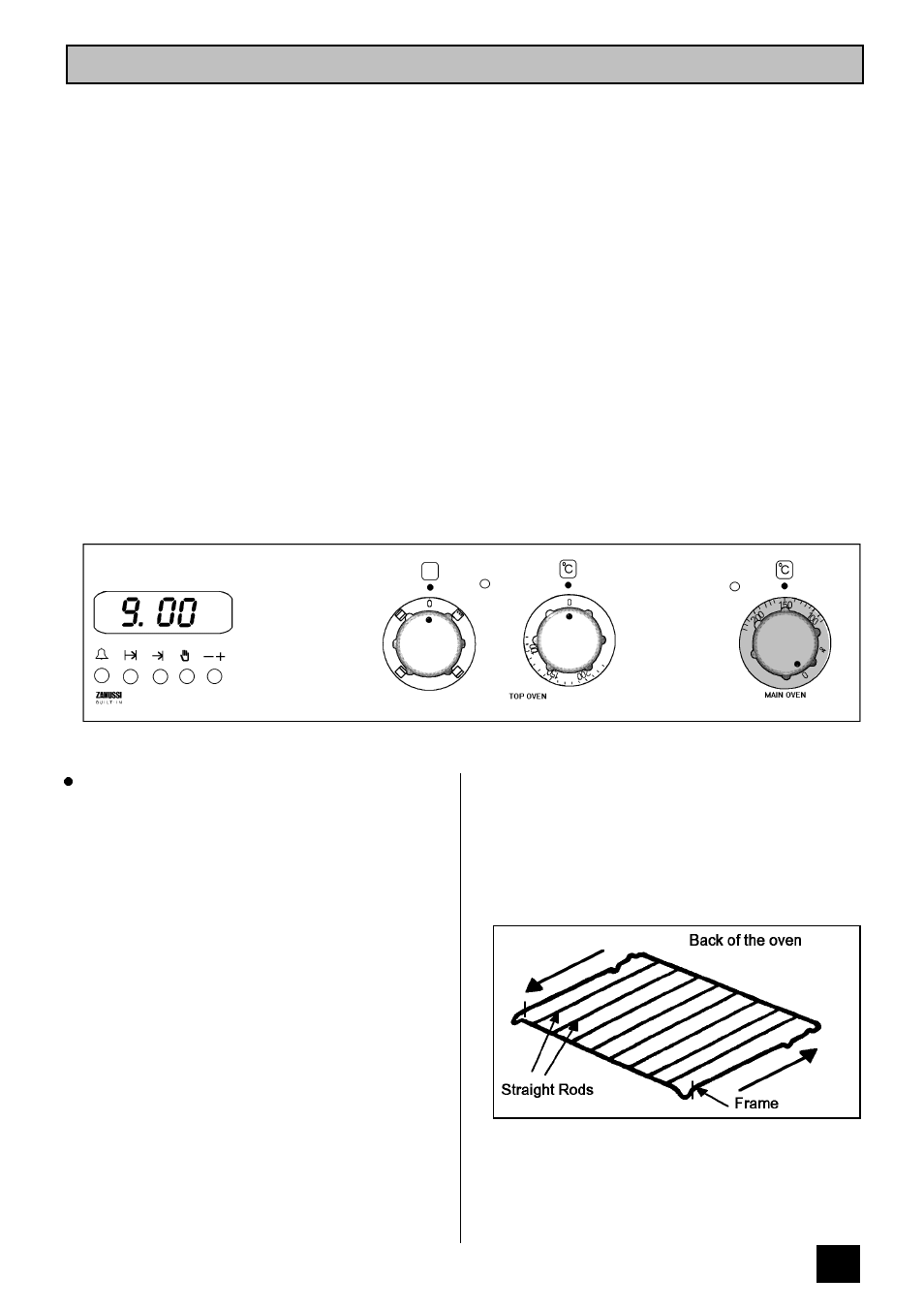 The main fan oven | Zanussi ZDF867X User Manual | Page 23 / 40