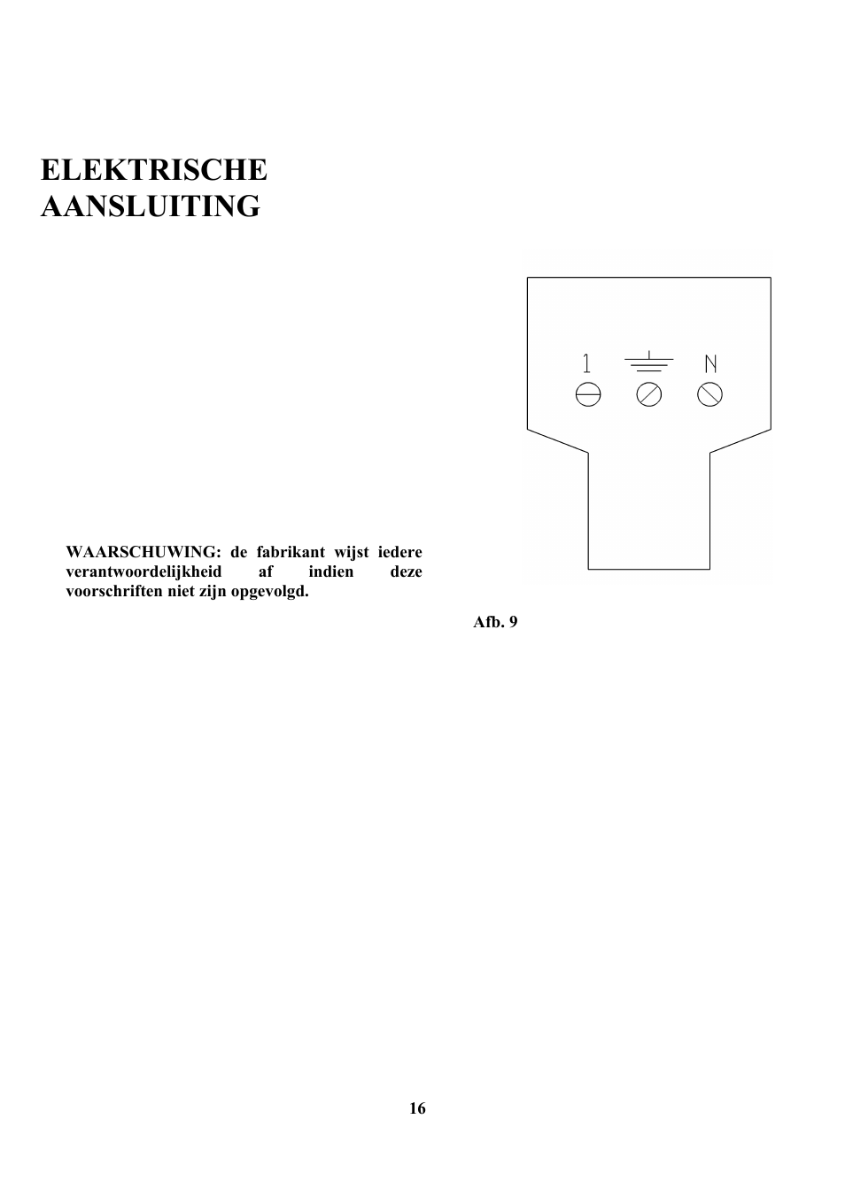 Elektrische aansluiting | Zanussi ZCOF 637 X User Manual | Page 18 / 103