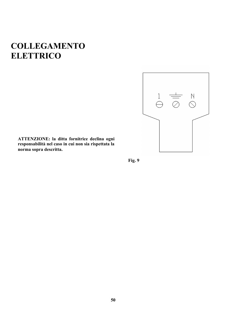 Collegamento elettrico | Zanussi ZCOF 637 X User Manual | Page 52 / 103