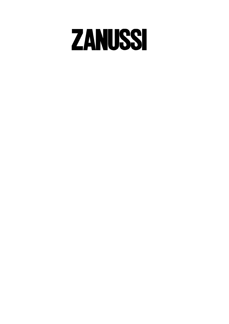 Zanussi ZDQ 595 User Manual | 40 pages