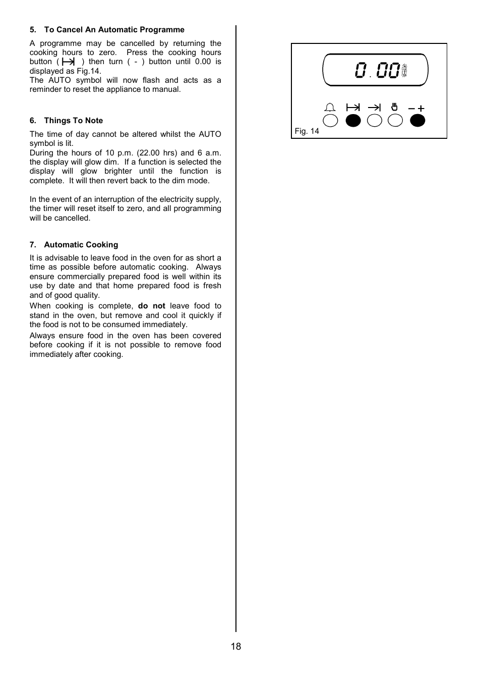 Zanussi ZDF867 User Manual | Page 18 / 36