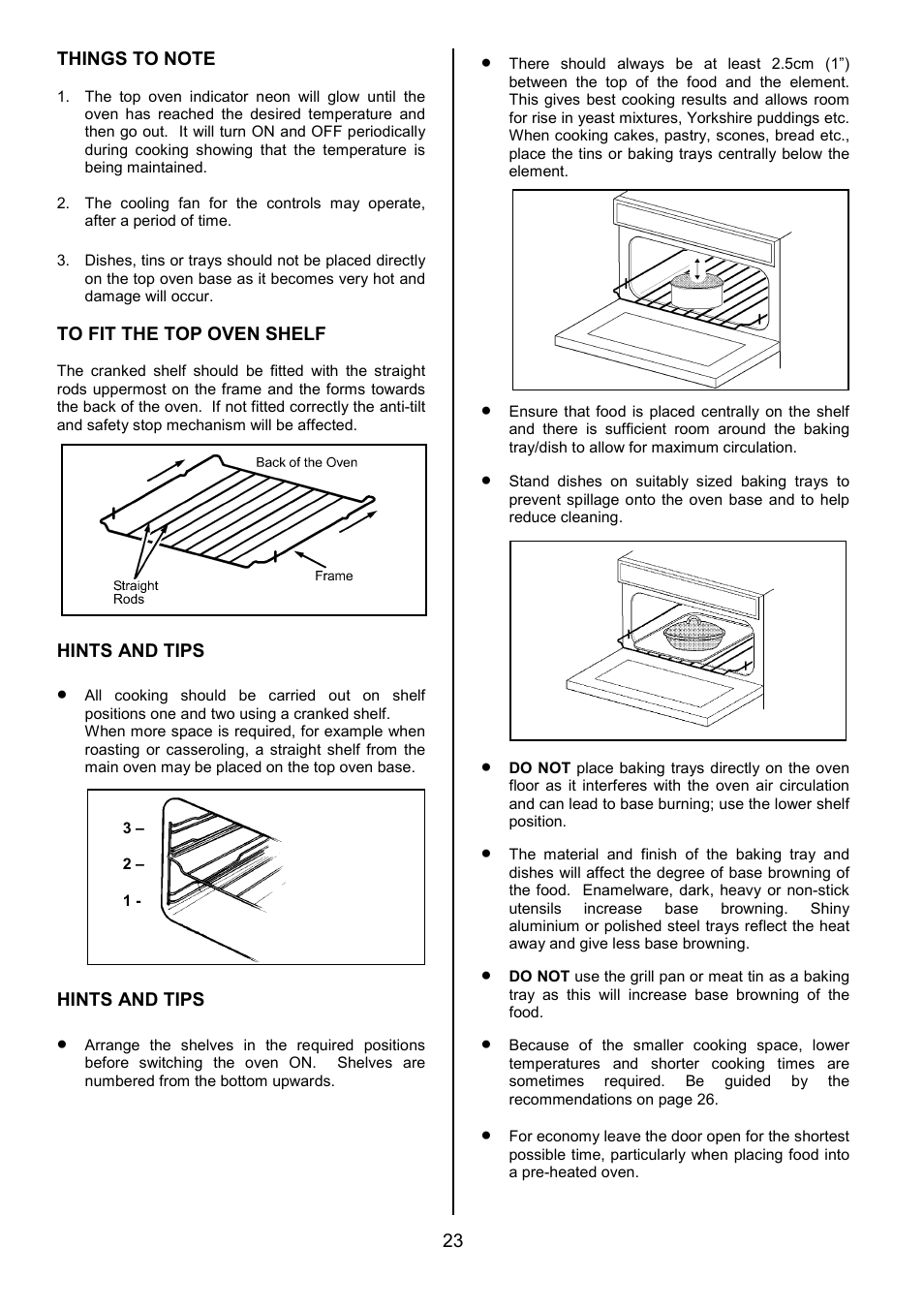 Zanussi ZDF867 User Manual | Page 23 / 36