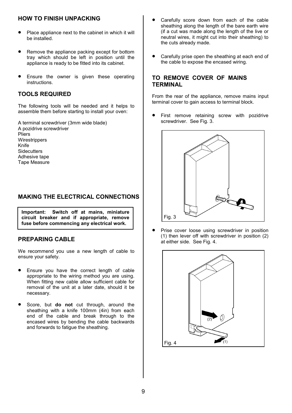Zanussi ZDF867 User Manual | Page 9 / 36