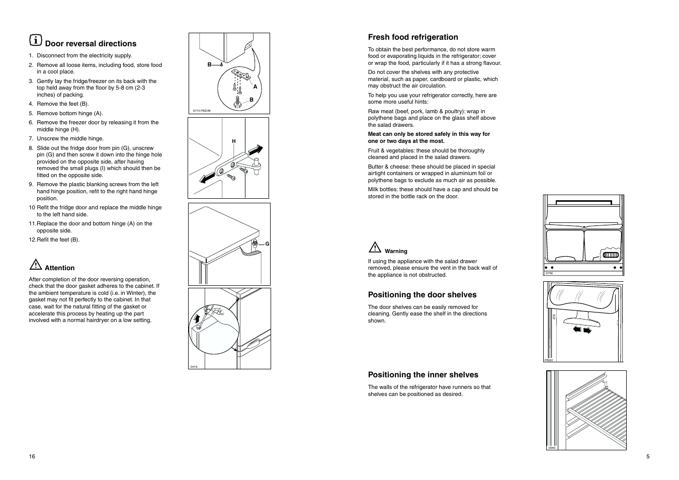 Zanussi ZX 55/4 W User Manual | Page 5 / 20