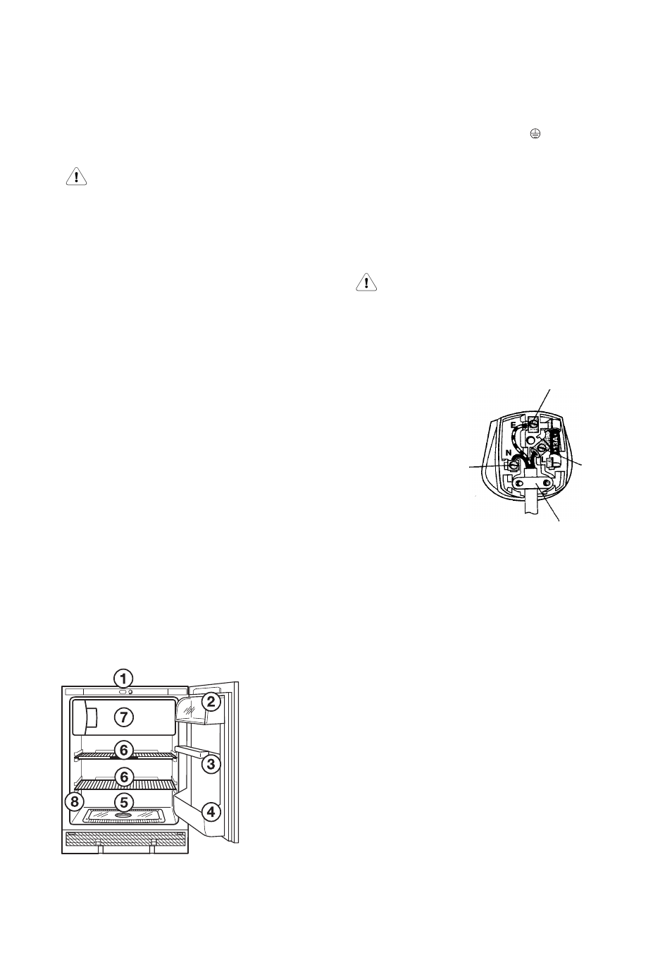 Description of the appliance, Electrical connection, View of the appliance | Zanussi ZU 8124 User Manual | Page 7 / 24