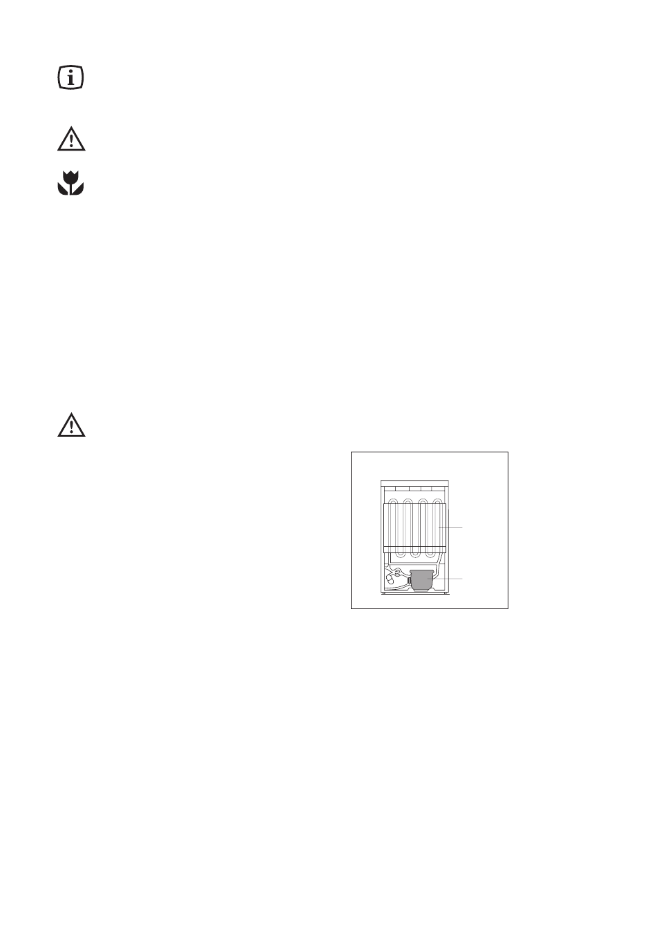 Maintenance and cleaning, Internal cleaning, External cleaning | When the appliance is not in use | Zanussi ZF 54 W User Manual | Page 9 / 16