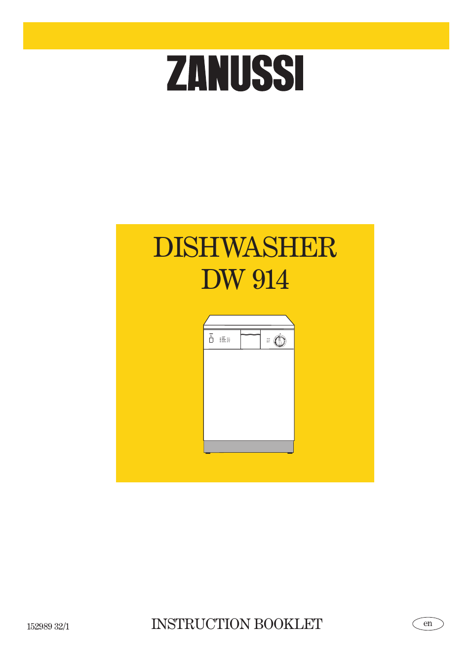 Zanussi DW 914 User Manual | 24 pages