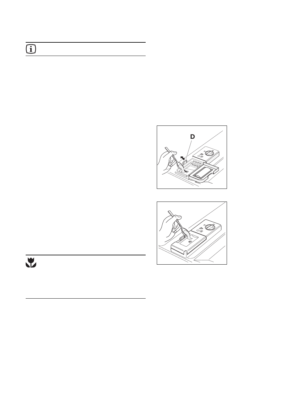 Use of detergent, Compact detergents with enzymes | Zanussi DW 914 User Manual | Page 10 / 24