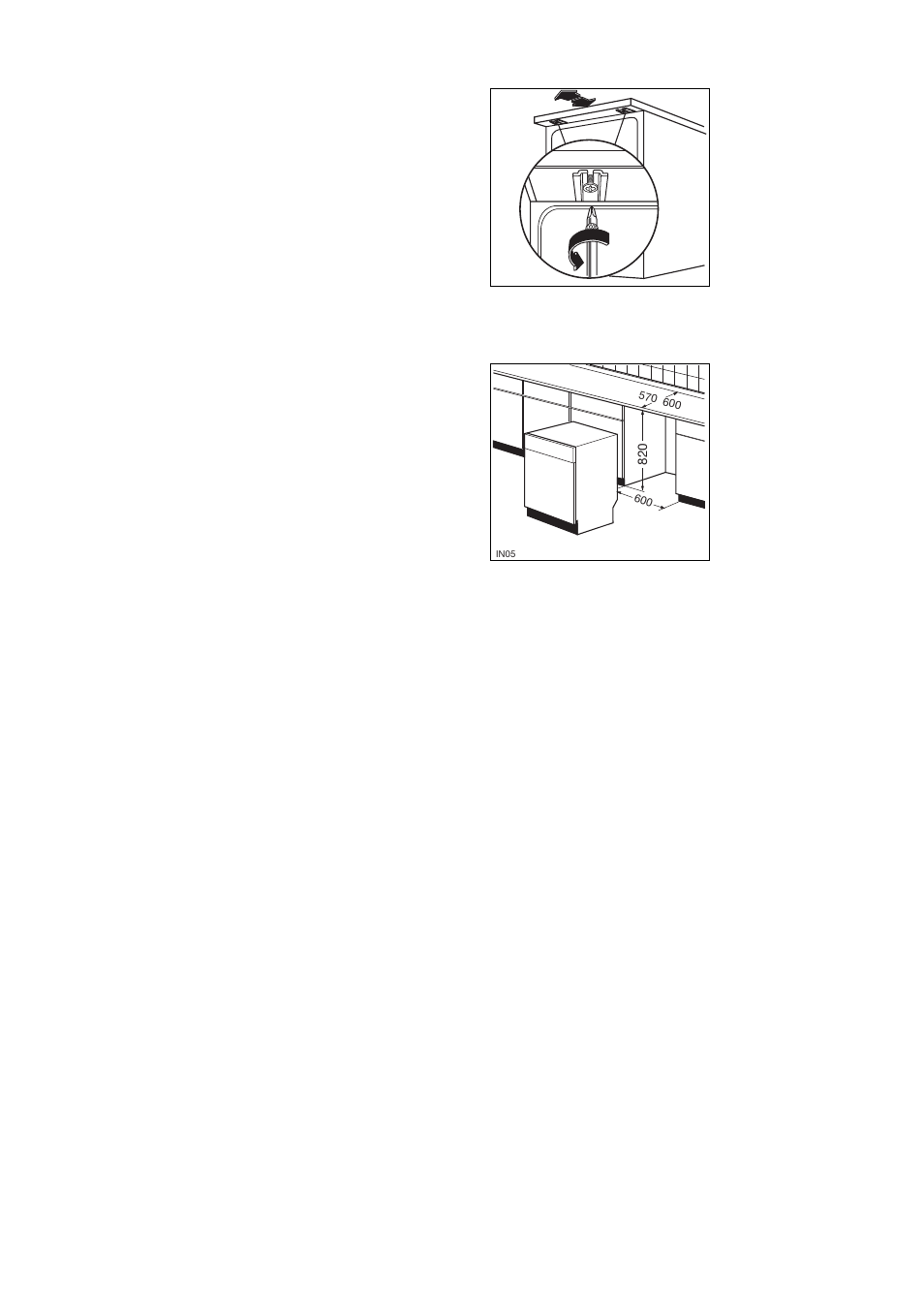Adjusting the worktop, Fitting under a counter, Levelling | Zanussi DW 914 User Manual | Page 23 / 24