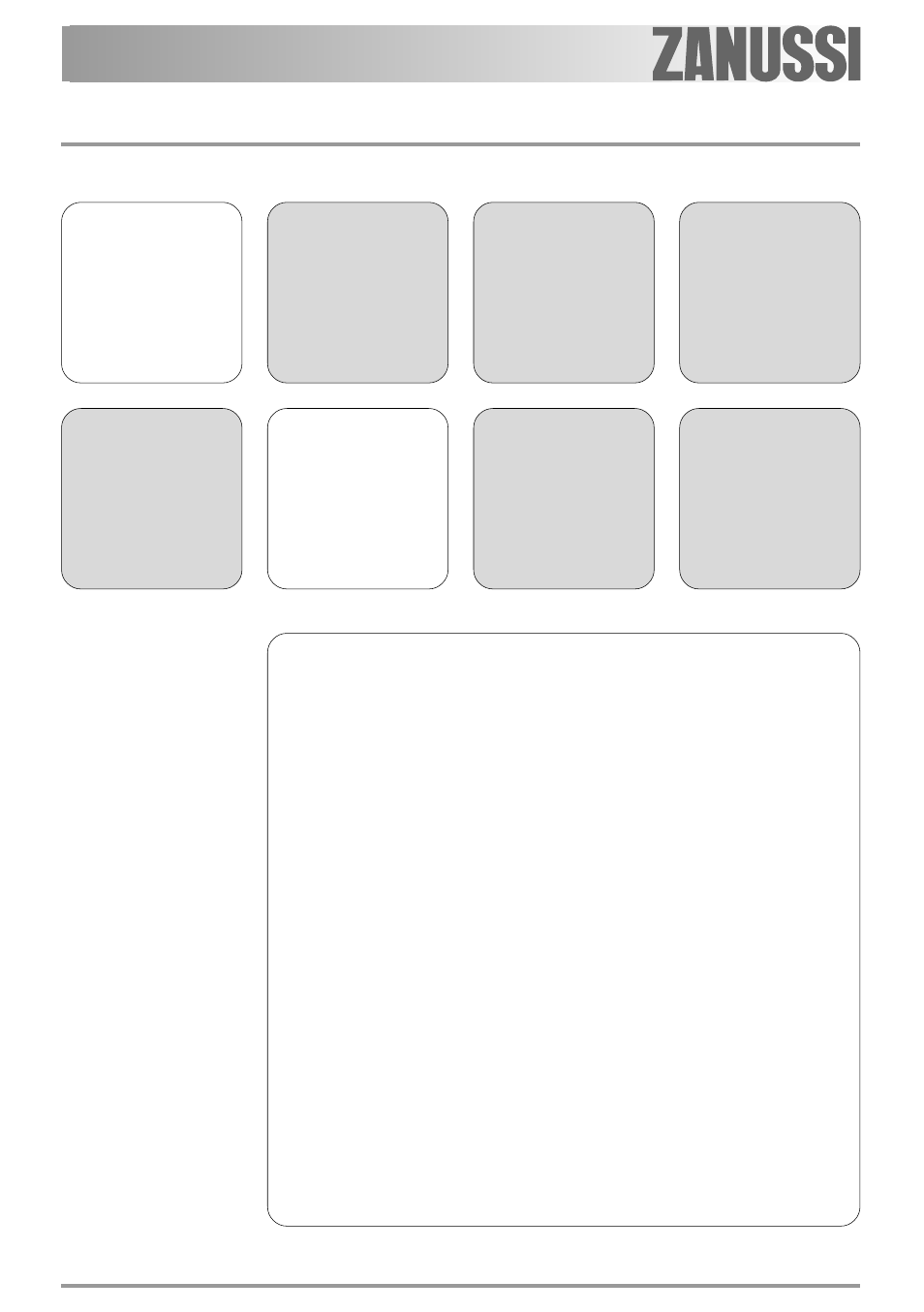 Zanussi ZYB 594 User Manual | 48 pages