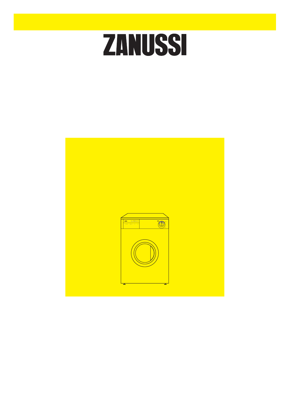 Zanussi TDS 280 W User Manual | 18 pages