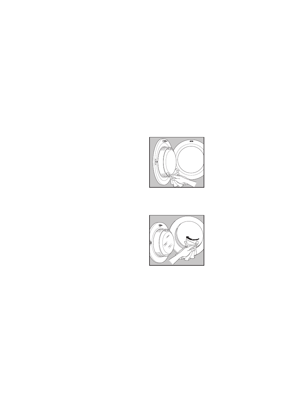 Maintenance and cleaning, External cleaning, Cleaning the door | Cleaning the filter | Zanussi TDS 280 W User Manual | Page 10 / 18