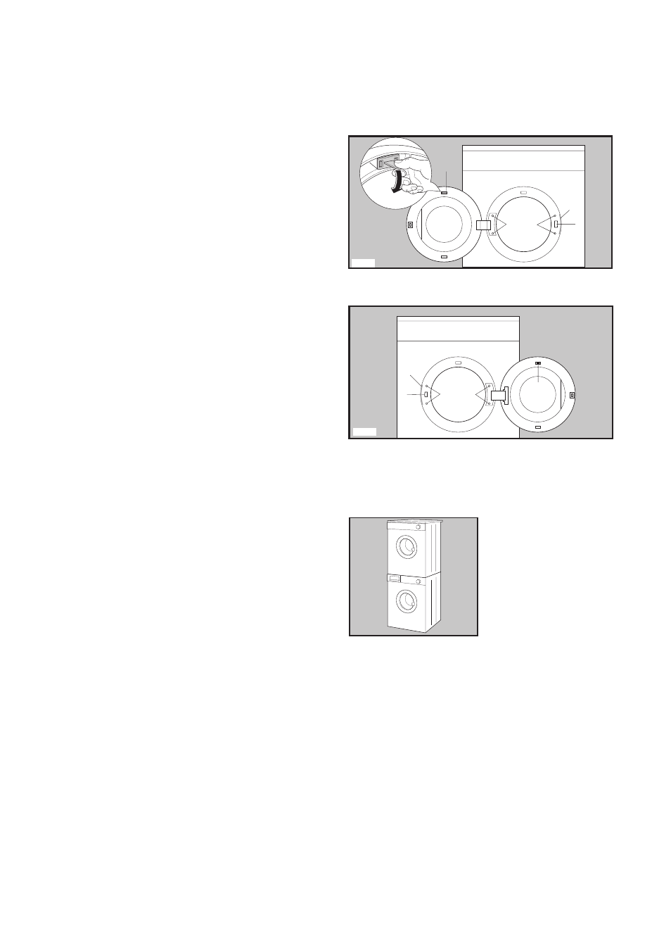Door reversal, Stacking kit | Zanussi TDS 280 W User Manual | Page 16 / 18