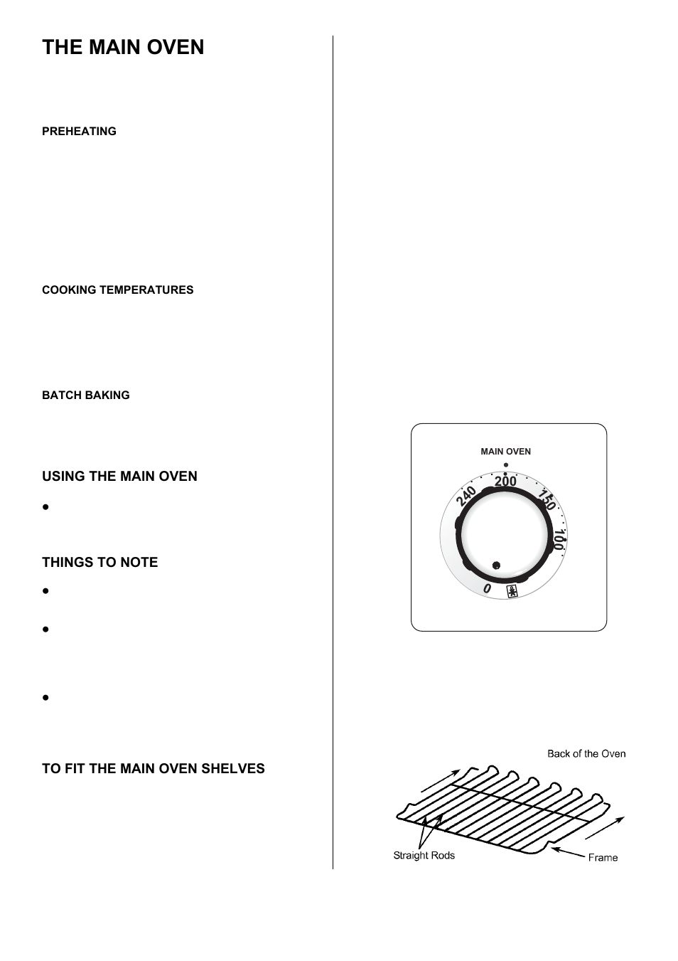 The main oven | Zanussi ZCE 7551 User Manual | Page 16 / 32